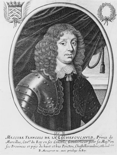 Francois VI (1613-80) Herzog von Rochefoucauld, Prinz von Marcillac von French School